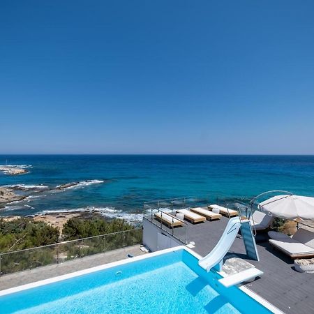 Icarus Luxury Beachfront Villa Gialiskari  المظهر الخارجي الصورة